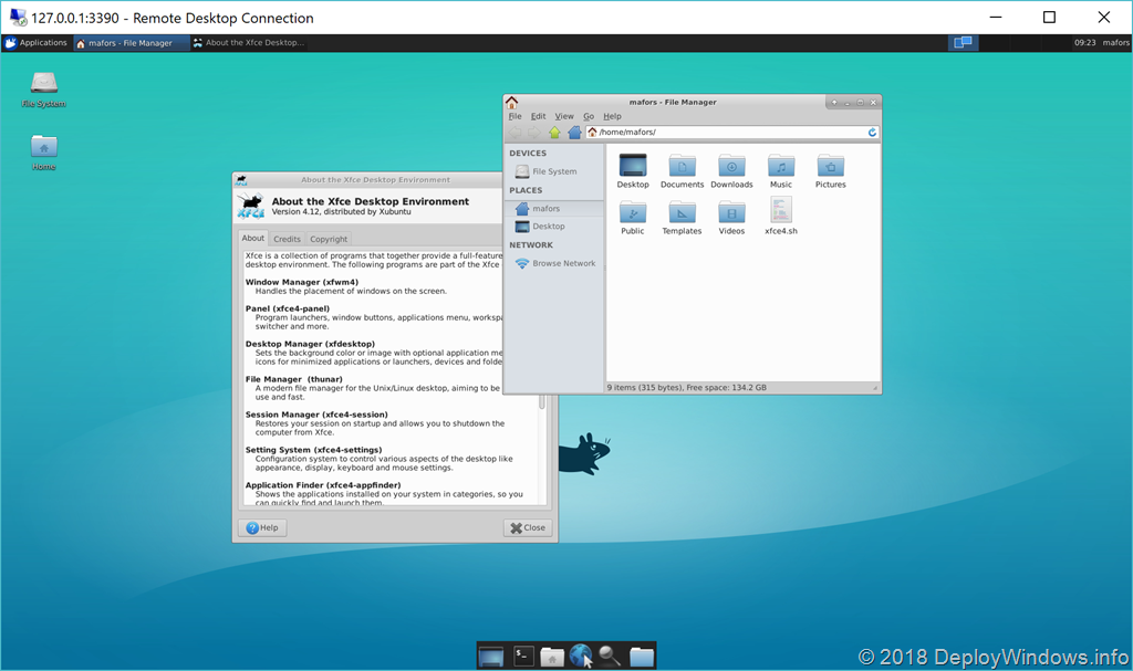 Install linux terminal on windows 10